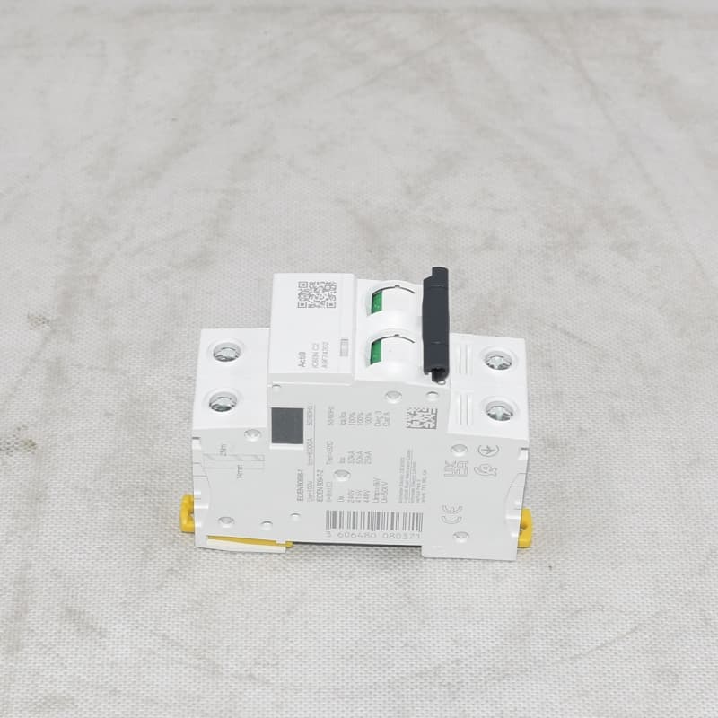 OEM Schneider Electric IC60N 2P 2A C Circuit Breaker A9F74202 - Front View