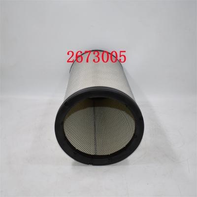 2673005 فلتر الهواء 267-3005 مرجع متقاطع